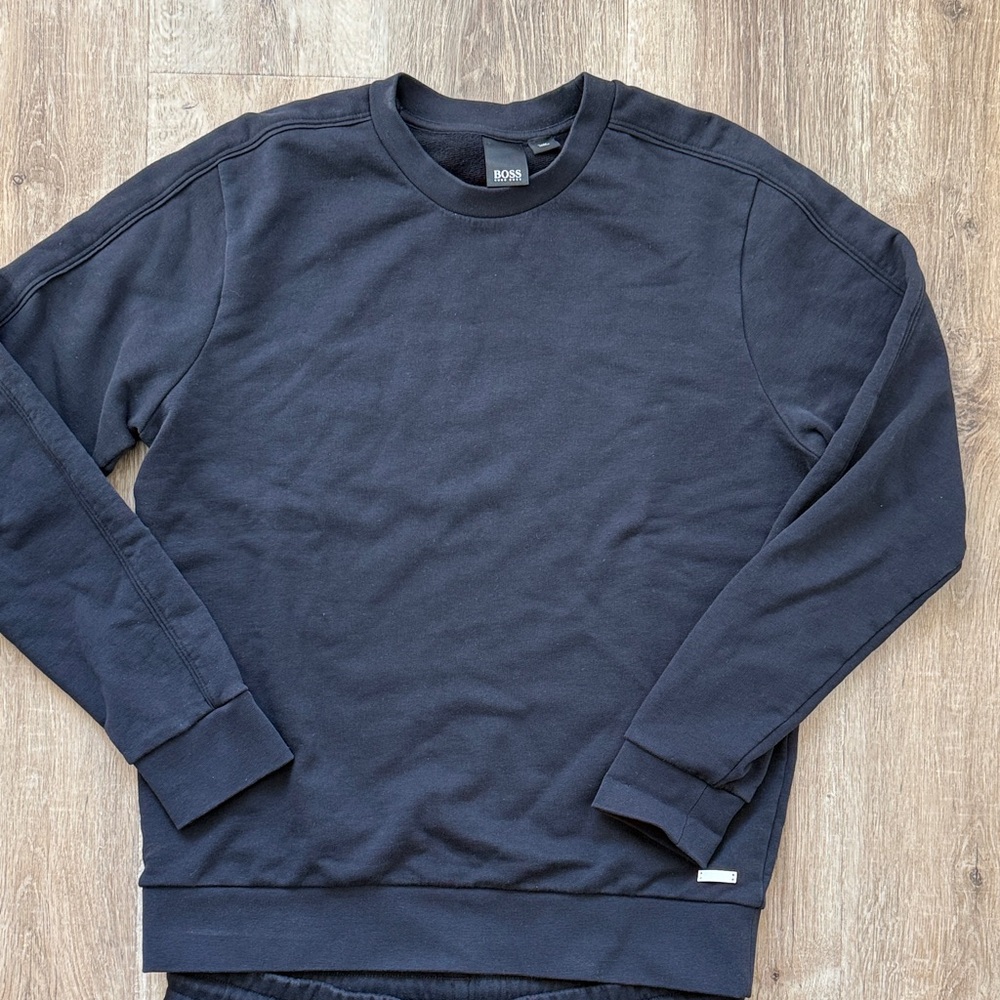 Hugo Boss Navy Blue Sweatshirt and Joggers Set